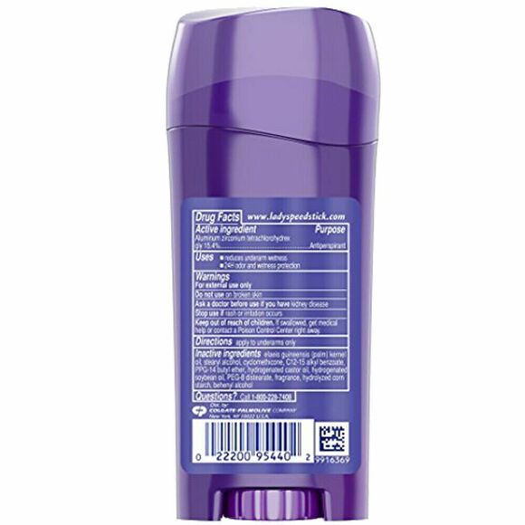 Lady Speed Stick 2 PACK Invisible 48hr Powder Fresh Deodorant 2.3oz Large - Picture 3 of 6